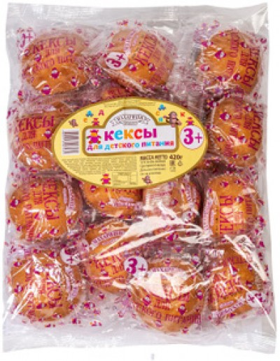 Кексы Тортини для детского питания 420гр Махариши