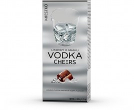 Конфеты в темном шоколаде со вкусом водки 180гр Миешко