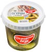 Огурцы соленые 1000гр Домашний вкус