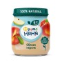 Пюре ФрутоНяня яблоко+персик 100г стекло