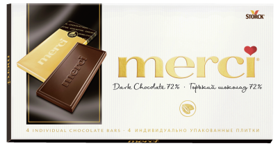 Шоколад Мерси горький 100гр