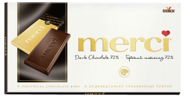 Шоколад Мерси горький 100гр