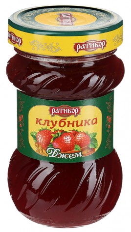 Джем клубничный Ратибор с/б 360г