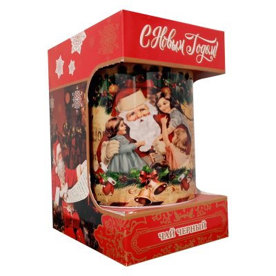 Чай черный Эбигейл Дед мороз и дети 50гр кружка в кортоне