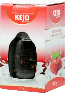 Чай Клубника со сливками 175гр с/б КЕЖОФУУДС