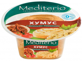 Хумус Mediterio с вялеными томатами 180гр