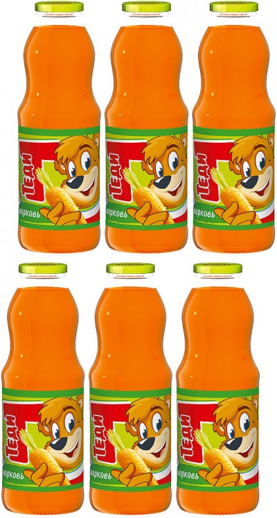 Нектар морковный Теди 0,75л с/б