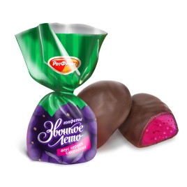 Конфеты Звонкое лето со вкусом черной смородины 1кг РотФронт