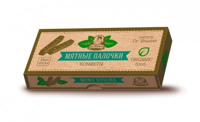Конфеты Dr. Shuster Мятные палочки 150г