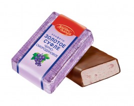 Конфеты Золотое Суфле черносмородиновое 1кг Красный октябрь