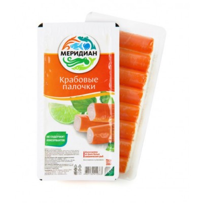 Крабовые палочки Меридиан 200г