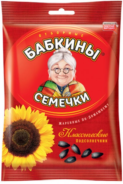 Семечки Бабкины 190г