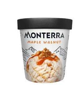 Мороженое Монтерра с грецким орехом 480мл стакан