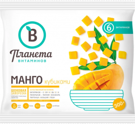 Манго кубики 300гр зам Планета витаминов
