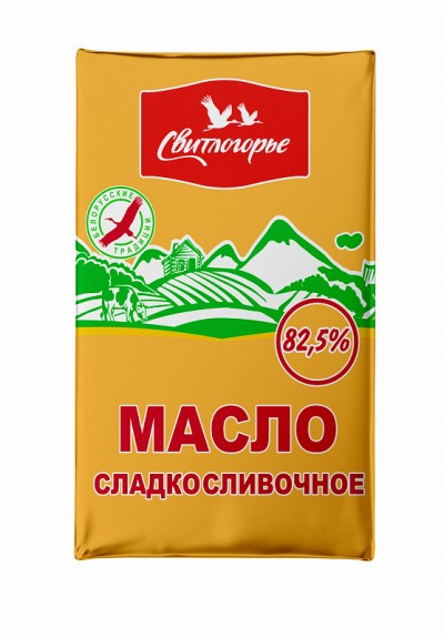 БЗМЖ Масло сл - слив. Свитлогорье  82,5% 180г