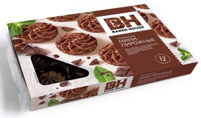 Мини-пирожные крошковые Трюфель 240г./BH/