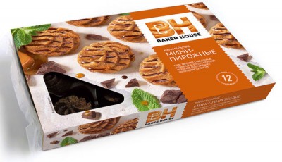 Мини-пирожные крошковые Карамельные 240г./BH/