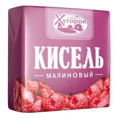 Кисель малиновый брикет 180гр Бабушкин хуторок