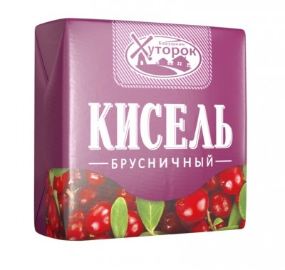 Кисель брусничный брикет 180гр Бабушкин хуторок