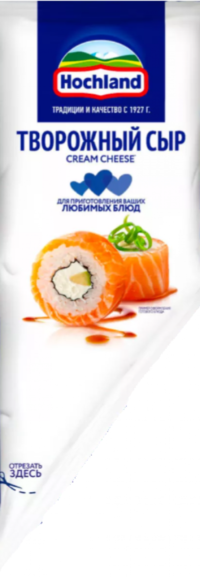 АКЦИЯ!!! БЗМЖ Творожный сыр Хохланд крем чиз 65% 500гр