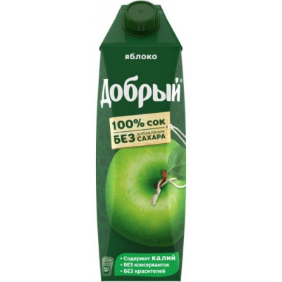 Сок Добрый яблоко 1л