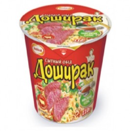 Лапша Доширак Сытный обед говядина 110г. стакан