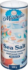 Соль морская пищ. "Marbelle" мелкая 500г