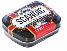 Конфеты без сахара со вкусом кола ж/б 14гр Scandic