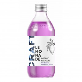 Напиток б/а СТАРБАР КРАФТ со вкусом черники,лимона и лаванды газ 0,33л ст/б