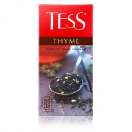 Чай Тэсс черный Тайм с чабрецом и цедрой лимона 25п.