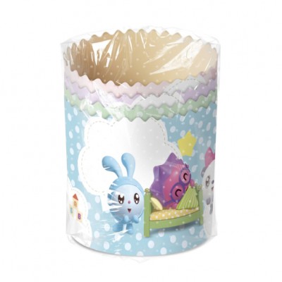 Форма для кулича Малышарики 90*90 набор 4шт.