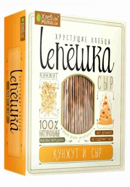 Хлебцы-молодцы "Leпешка" кунжут/сыр 150гр