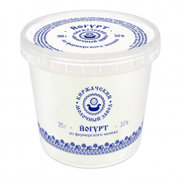 БЗМЖ Йогурт Натуральный 3% 315гр./КМЗ/