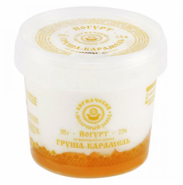 БЗМЖ Йогурт Груша-карамель 2,5% 315г КМЗ