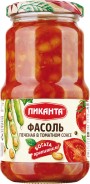 Фасоль печеная в томатном соусе 470гр ст/б  Пиканта