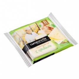 Сыр с Грибами Слайсы 130гр.Сыробогатов