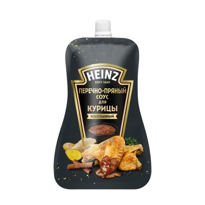 "HEINZ" Соус Перечно-пряный для курицы 200гр дой-пак