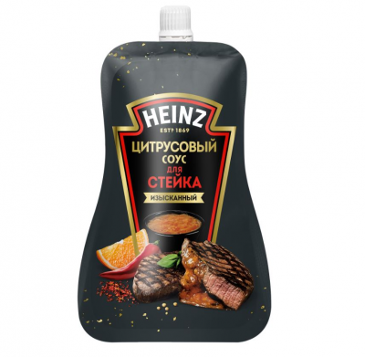 "HEINZ" Соус Цитрусовый для стейка  200гр дой-пак