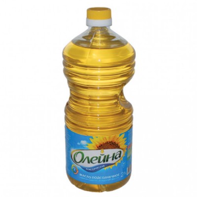 Масло подсолнечное Олейна раф 2л