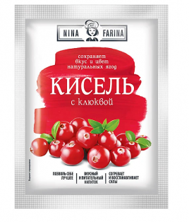Нина Фарина Кисель с Клюквой 110г