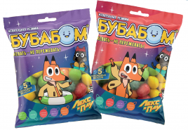 Жевательная резинка Бубабом Лекс и Плу 90гр