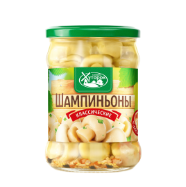Шампиньоны Классические 450гр ст/б Хуторок