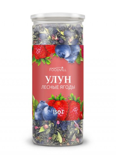 Чай Улун лесные ягоды 150гр ФудВилл