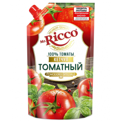 Кетчуп Mr.Ricco Томатный 300г. дой-пак