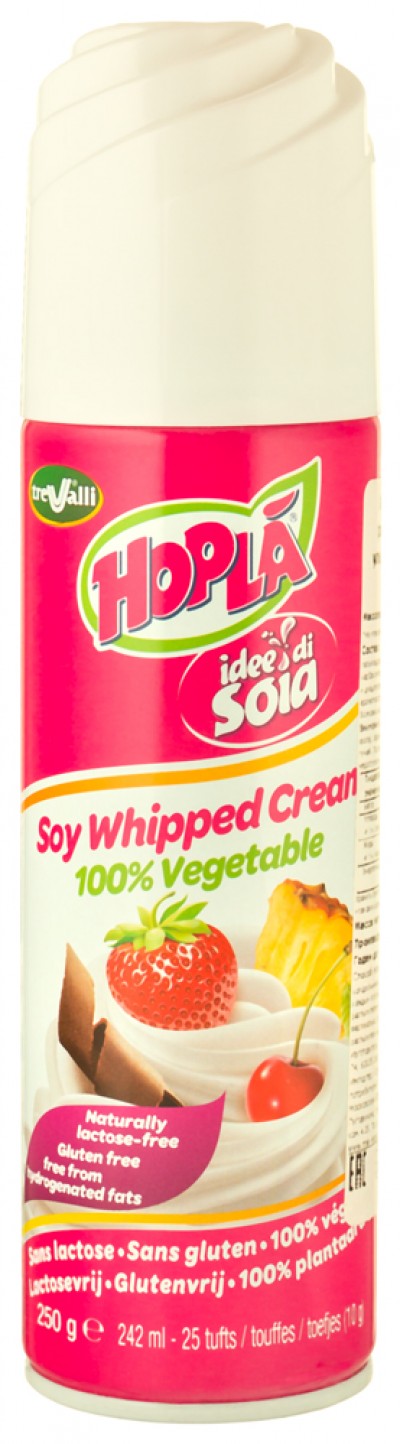 БЗМЖ Крем взбитый на растительных маслах 22% 250гр HOPLA