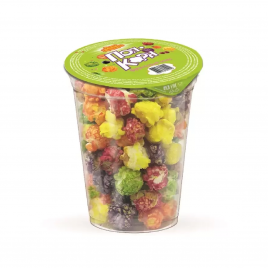 Воздушная кукуруза Попкорн фруктовый микс стакан 60гр Наша кукуруза