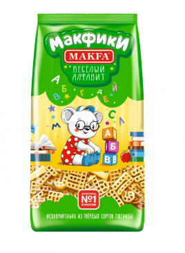 Макфа Макаронные изделия Веселый алфавит 300гр