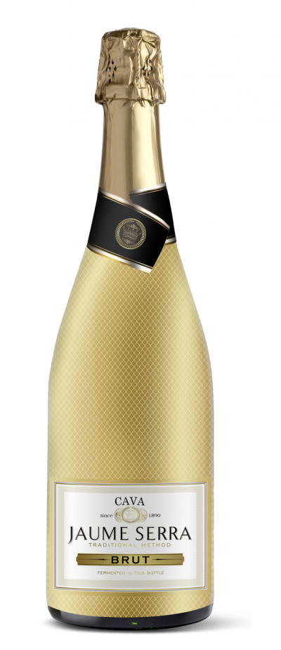 Вино игристое  "Кава Жауме Серра" бел. брют 11,5% 0,75л.