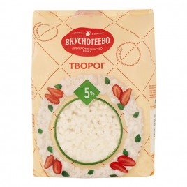 БЗМЖ Творог "Вкуснотеево" 750гр 5 % пак.