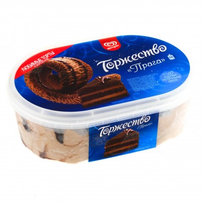 БЗМЖ Мороженое Торжество Прага 420гр контейнер Инмарко